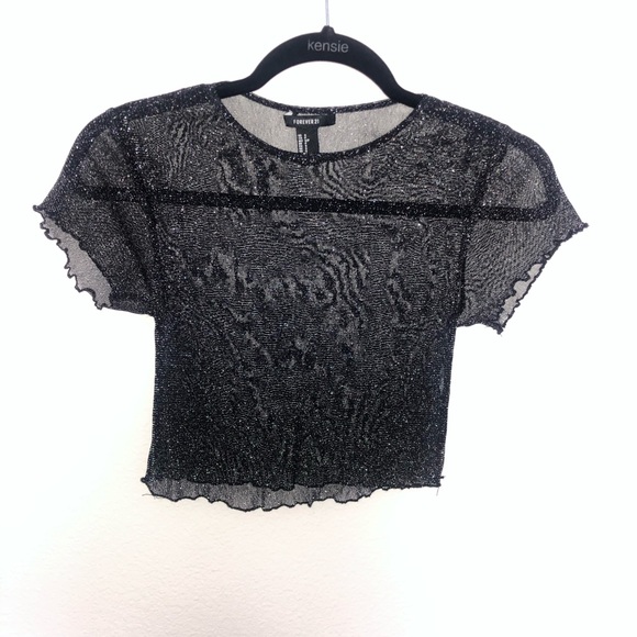 forever 21 sparkly top